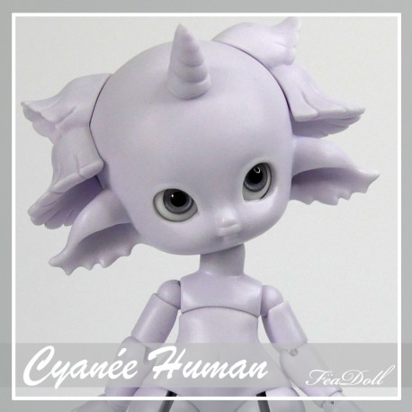 EN STOCK  Tiny BJD Cyanée humaine Pastel Violet